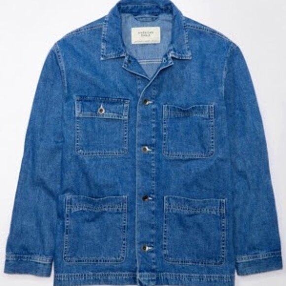 AE Denim Chore Coat NWT - Picture 1 of 3